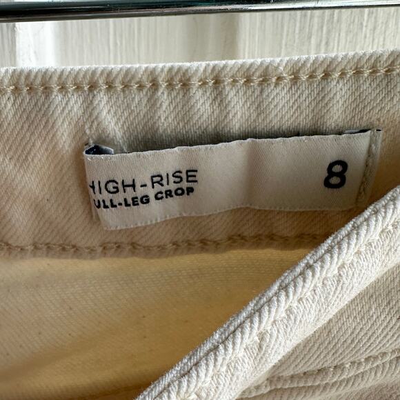 J Jill High Rise Full Leg Crops in Natural Wash NWT - Picture 7 of 11